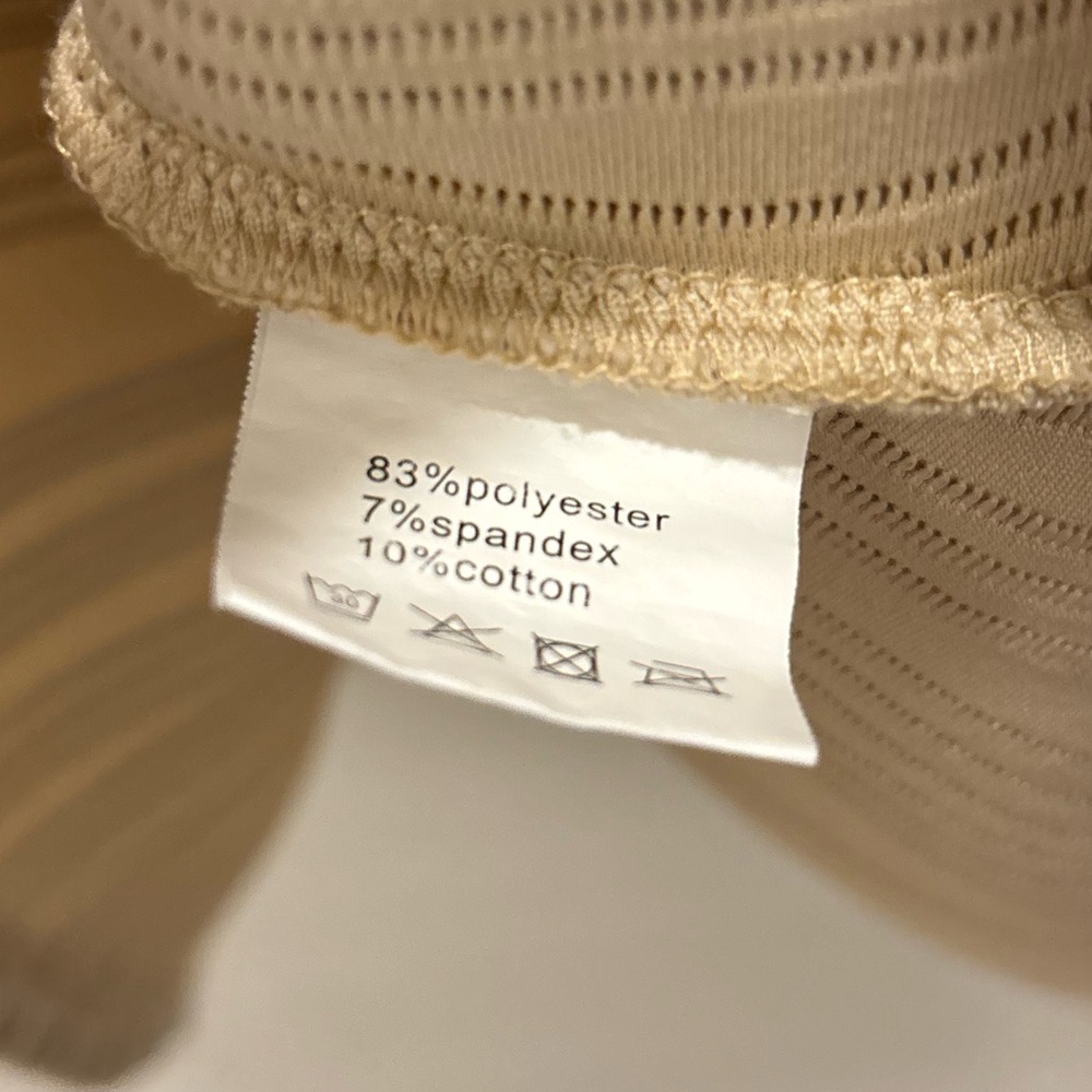 Vacation Sleeveless Tank Sun Dress Doubles as Swim Cover Up Tan Gold Size L - Picture 4 of 13